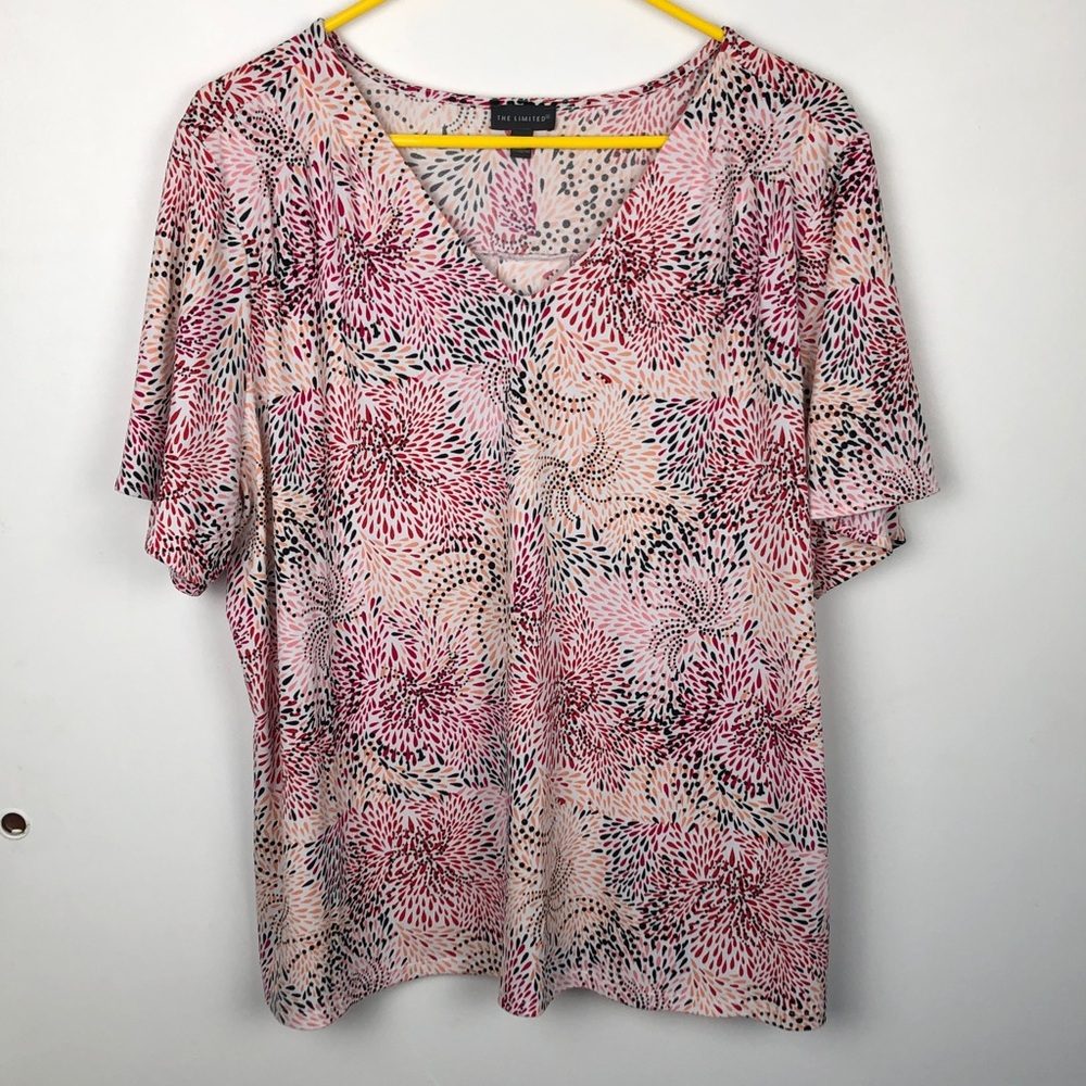 The Limited V-Neck Women's Top Size 1X